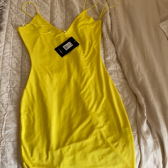 Fashion Nova Dresses & Skirts - Yellow mini dress